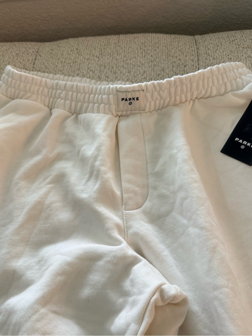 Target x Parke High Rise Boxer Sweatpants - Picture 2 of 5
